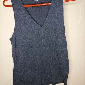 Madewell Cotton V-Neck Pocket Tank Top